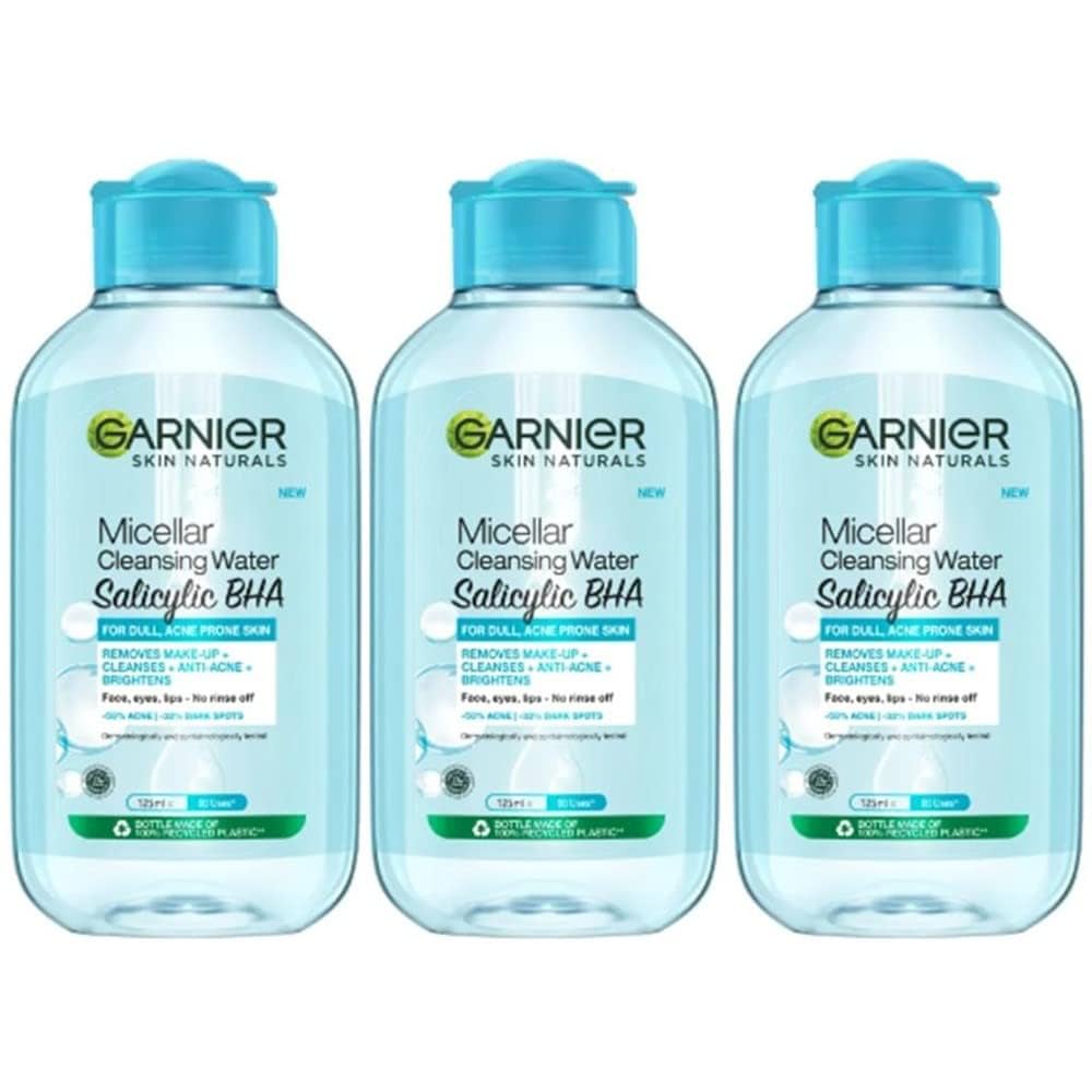 Amazon | Garnier Micellar Cleansing Water Salicylic BHA Blue